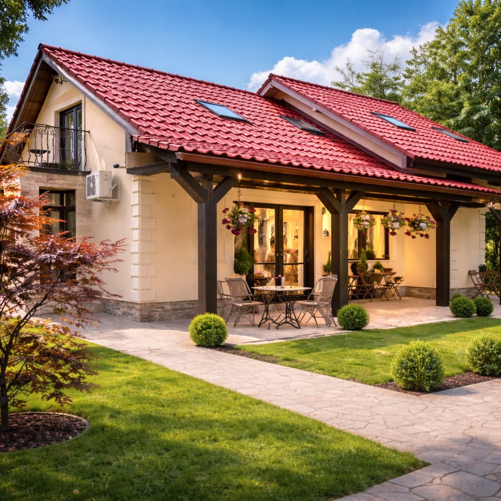 Exteriorul Villa DeaDorata cu grădină și terasă