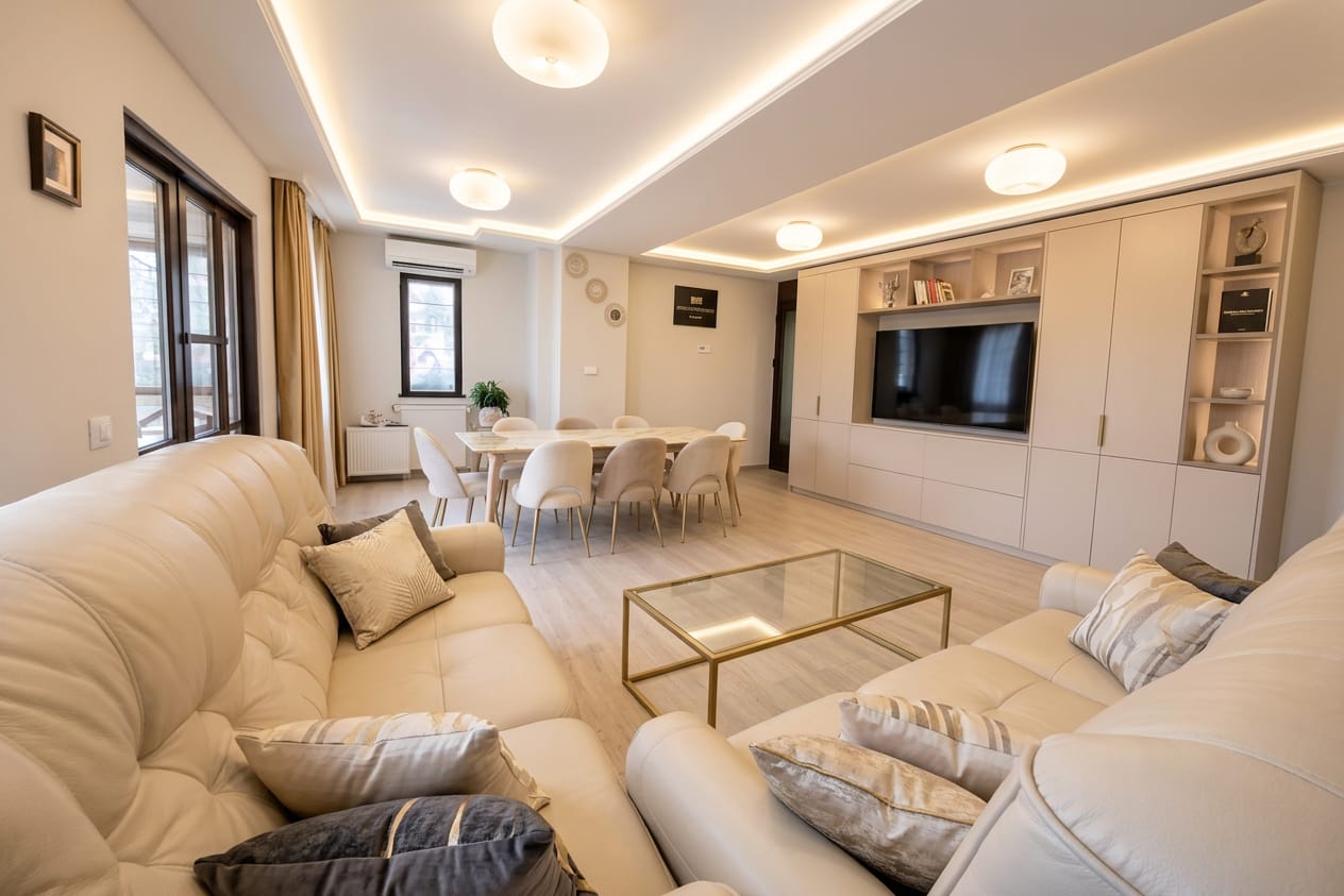 Livingul Villa DeaDorata pentru relaxare în interior